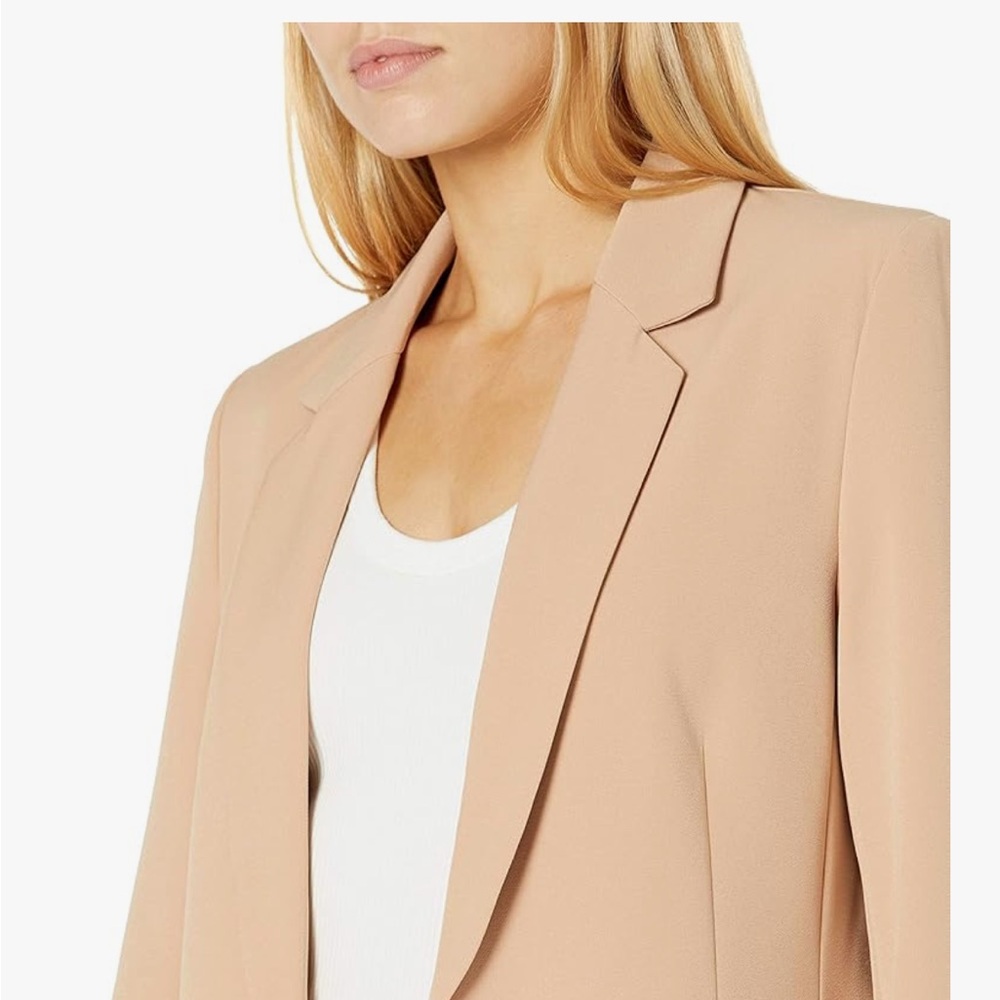 Women's Tan Blazer color: Praline - Picture 5 of 13